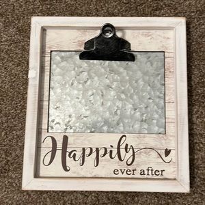 Clipboard happily ever after picture frame